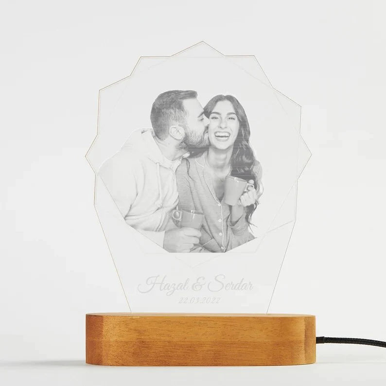 PERSONALIZED ACRYLIC PHOTO LED LAMP