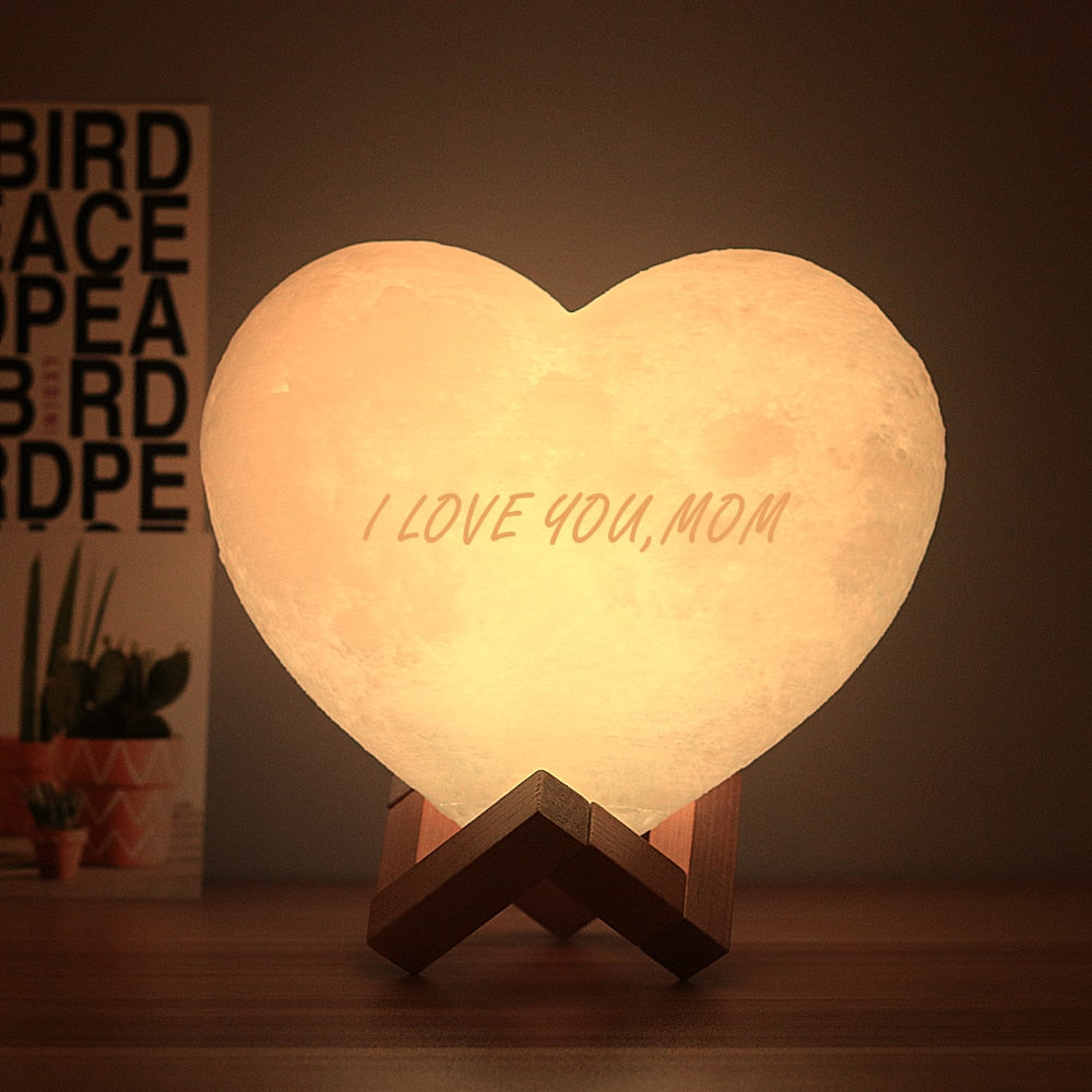 Personalised Heart Lamp